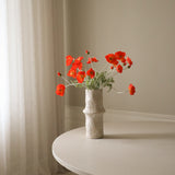 Dark Orange Poppy Flower