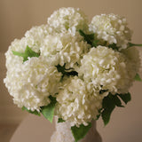 White Mini Snowball Hydrangea Bouquet