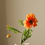 Orange Large Poppy Flower