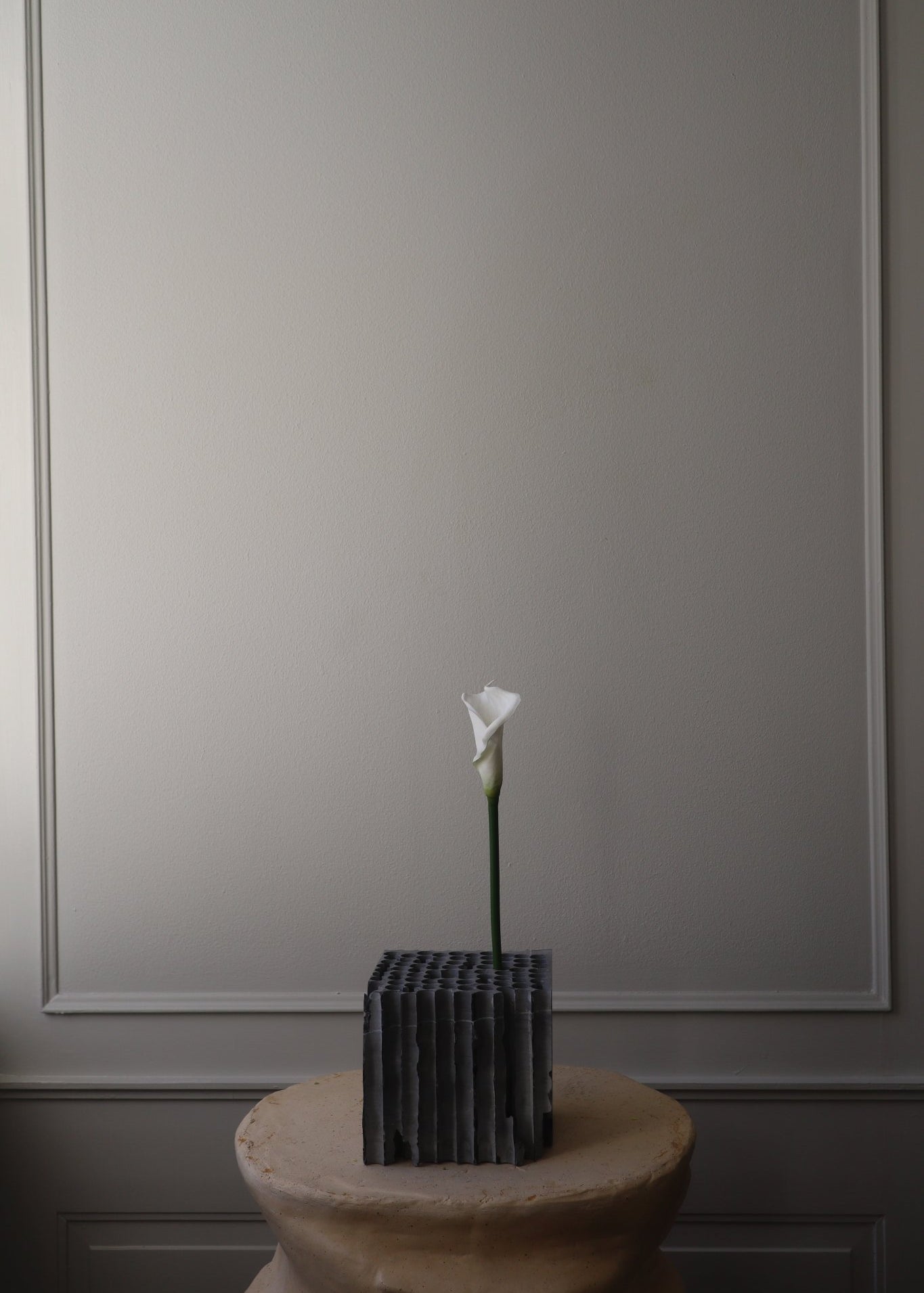 Artificial Marble Square Vase from Botané