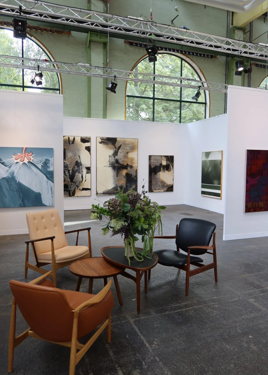 A Floral Collaboration at Enter Art Fair.
