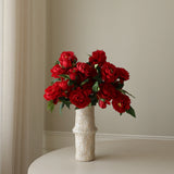 Dark Red Peony Bouquet