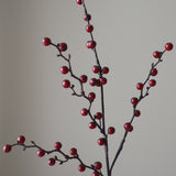 Dark Red Winterberry Branch