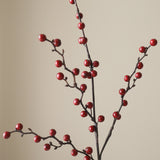 Dark Red Winterberry Branch