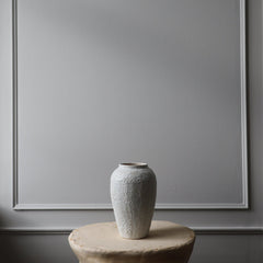 Ceramic Volcanic Vase in White from Botané