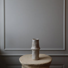 Large Ceramic Earth Vase in Grey from Botané